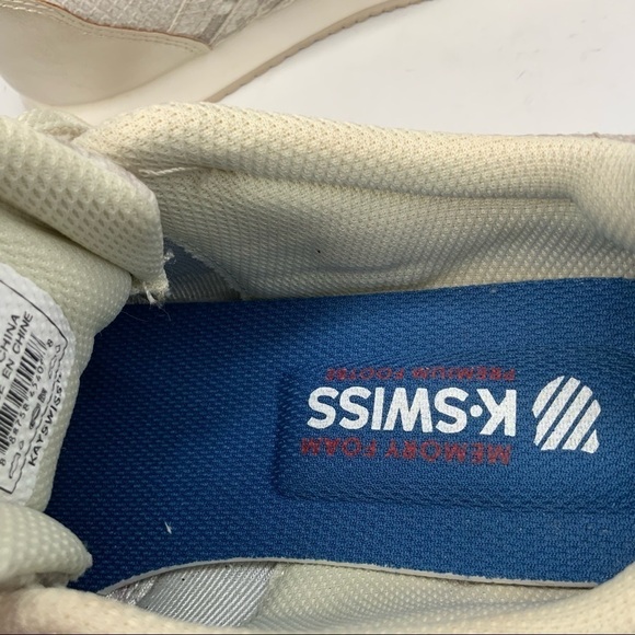 K swiss silver sneakers. - Picture 9 of 12